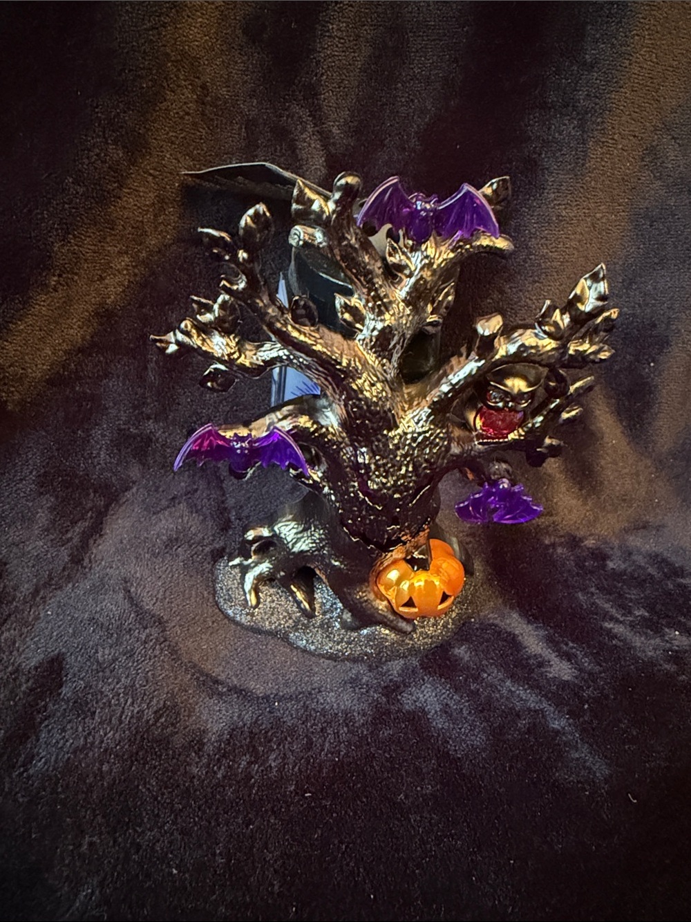 Bath & Body Works Black and Purple Halloween Plug-In Fragrance Warmer.